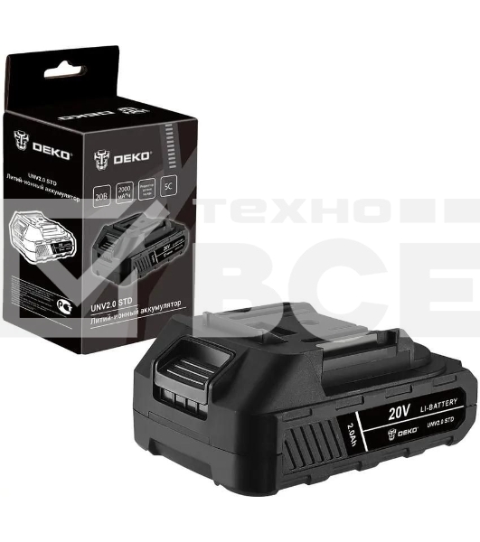 Батарея аккумуляторная Deko UNV2.0 STD 20В 063-4492