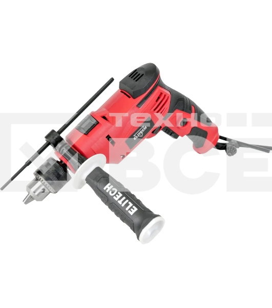 Дрель Elitech ДУ 060РЭ, 650 Вт, сетевая, ударная