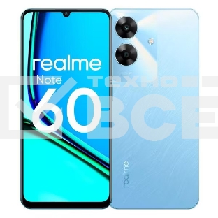 Смартфон Realme Note 60, 4/128Gb, голубой