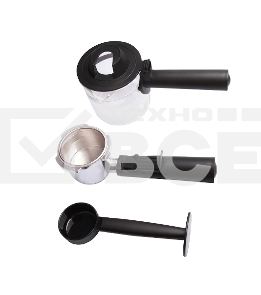 Кофеварка рожковая Endever Costa-1050 черный/стальной, исп. кофе - молотый, 0,2 л, 900 Вт, 5 бар
