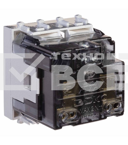 Розетка DKC Avanti 4404002 1-м 2 модуля, 