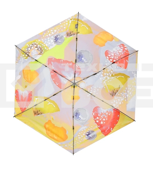 Зонт Ninetygo Summer Fruit UV Protection Umbrella, механический, голубой