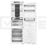 Встраиваемый холодильник Maunfeld MBF17754NFWHGR LUX Inverter белый двухкамерный 179/66 л морозилка снизу, NoFrost, фото10