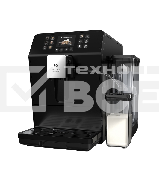 Кофемашина автоматическая BQ CM6001 чёрный, исп. кофе - зерновой/молотый, 1,5 л, 1450 Вт, 19 бар