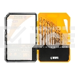 Набор сверл по металлу Denzel 1,5-6,5мм, Р6М5-TiN, Golden Tip, 13 шт 723002, фото8