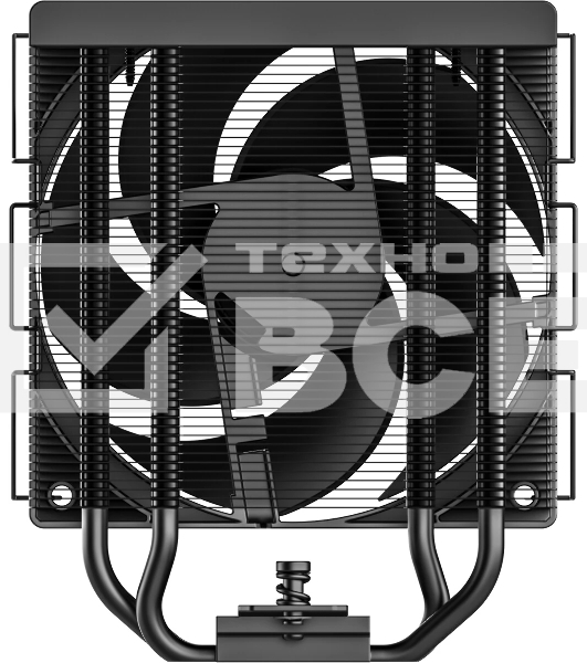 Кулер для процессора ID-COOLING SE-214-XT V2 черный LGA1851/1700/1200/115X/AM5/AM4 (16шт/кор, TDP 200W, PWM, 4 тепл.трубки прямого контакта, FAN 120мм) RET