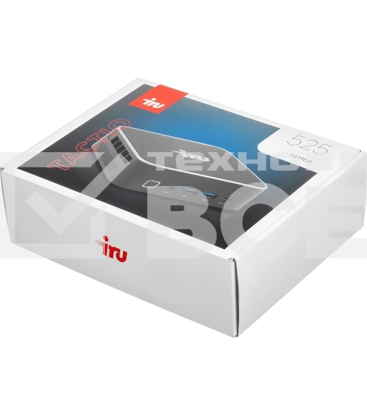 Мини ПК IRU Tactio 525 Ryzen 5 6600H (3.3) 16Gb SSD 512Gb 660M без ОС GbitEth WiFi BT черный (2099145)