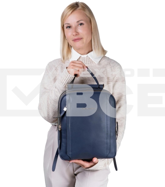 Рюкзак женский Piquadro Circle CA5566W92/BLU4 синий кожа