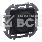 Светорегулятор поворотный Legrand без нейтрали, 300 Вт, антрацит, фото 1