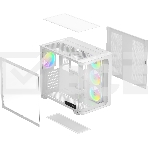 Компьютерный корпус Ocypus Iota C70 WH Curve ARGB Digital ATX без БП (Iota-C70-WHD400CD-GL), фото3