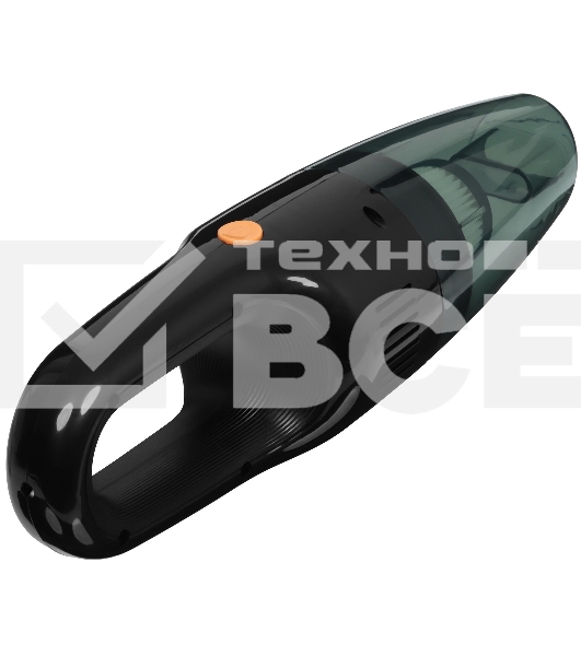 Пылесос автомобильный QUMO VaccoPM 6DU черный/серый, 120 Вт, уборка сухая, пылесборник контейнер 0.35 л