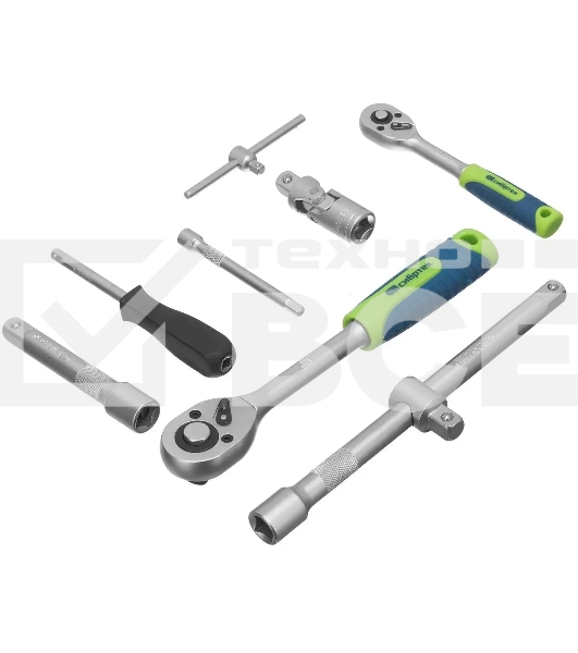 Набор инструментов Сибртех 13389 1/2', 1/4', 108 предметов