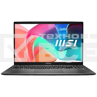 Ноутбук MSI Modern 15 F1MG/15.6'/IPS/Intel Core 5 120U/16GB/512GB SSD/Intel Graphics/DOS/серый/1.7kg