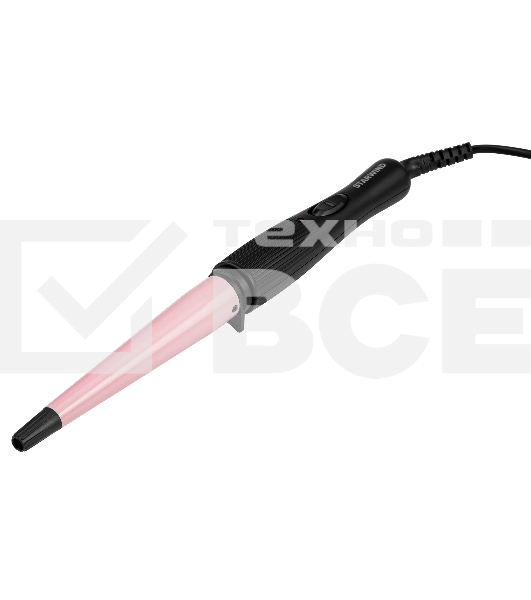 Щипцы для завивки волос Starwind SHS 7035 черный/фиолетовый, 13-19 мм, 200 °C, 1 режим