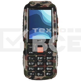 Мобильный телефон BQ 2430 Tank Power серебро/камуфляж