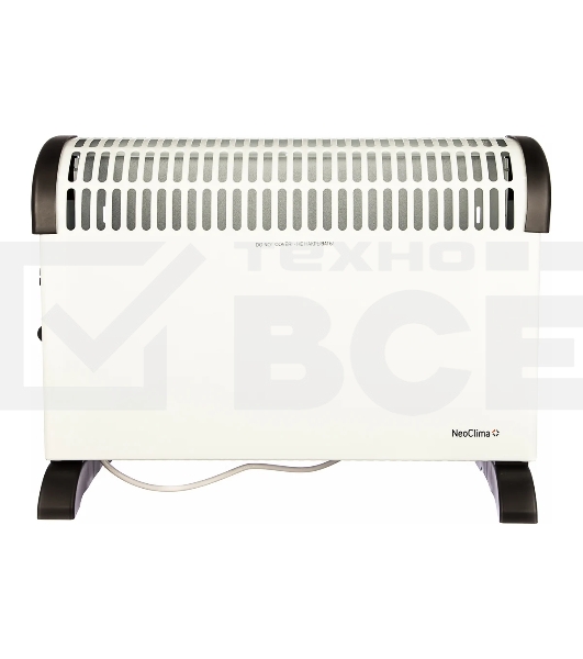 Конвектор Neoclima Fast 2000 w белый, 2000 Вт, 20 м2, термостат
