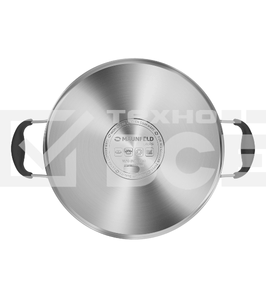 Кастрюля Maunfeld LAURA MCS40S08GR из нержавеющей стали со стеклянной крышкой, 22 см, 4 л.