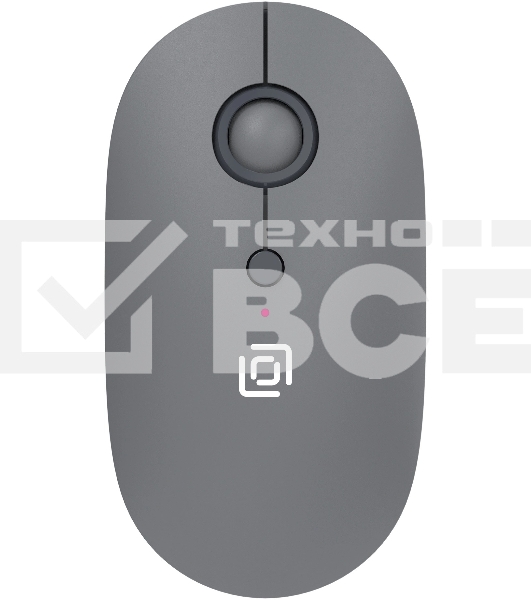 Мышь беспроводная Oklick 409MW графитовый, 1600 dpi, радиоканал, Bluetooth, USB, кнопки - 4