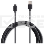 Кабель Buro BU-USB-AC-5M-3A USB (m)-USB Type-C (m) 5м черный, фото 1