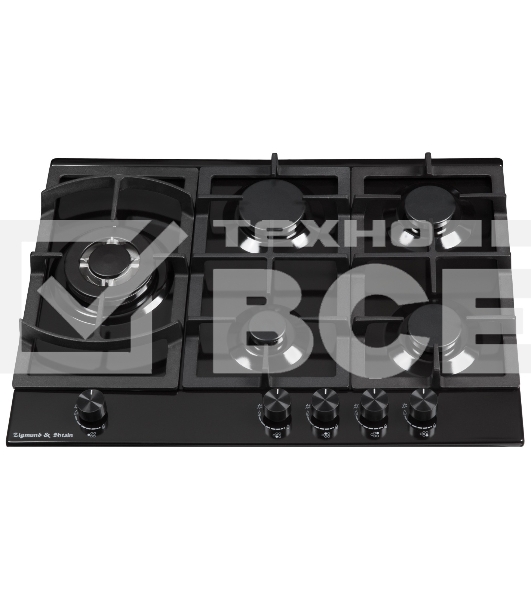 Газовая варочная панель Zigmund & Shtain G 14.7 B независимая, черный