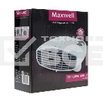 Тепловентилятор Maxwell MW-3456(W), белый, 1000/2000 Вт, 20 м2, термостат, фото7