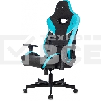 Кресло игровое Knight Thunder 5X черный/голубой эко.кожа крестов. металл, фото40