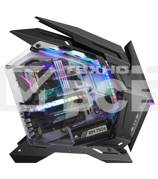 Корпус без блока питания JONSBO MOD-3, Full-Tower, TG, no fans, 2xUSB-A 3.0, EATX, ATX, mATX, mITX Black