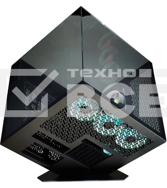 Компьютерный корпус Azza CUBE PLUS черный без БП ATX 6x120мм 2xUSB 3.0 1xUSB3.1 audio bott PSU