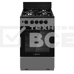 Плита газовая Maunfeld MGC50GEGR08 серый, конфорок 4 шт, духовка 59 л, 50 см x 88 см x 65 см, фото 1