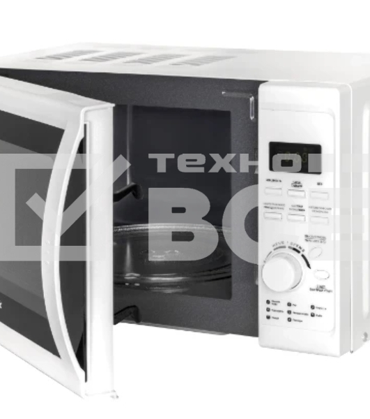 Микроволновая печь BBK 20MWS-719T/WG белый, 20 л, 700 Вт, переключатели -поворотный механизм/кнопки