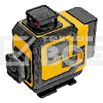 Лазерный уровень мультипризменный Denzel DLV 360-4T, 30 м, зеленый луч, Li-Ion 2,4 Aч, штатив, фото 1