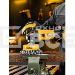 Щетка для УШМ Denzel 125 мм, Чашка, крученая нержавеющая проволока 0,5 мм, М14 746273, фото4