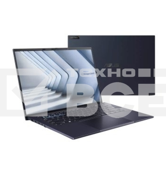 Ноутбук ASUS B9403CVAR-PP1795 14'(2880x1800 OLED)/Intel Core 7 150U(1.8Ghz)/32768Mb/1024PCISSDGb/noDVD/Int:shared/Cam/BT/WiFi/63WHr/war 1y/0.95kg/Star Black/DOS + магн корп; NumberPad; чехол; кабель microHDMI--RJ45