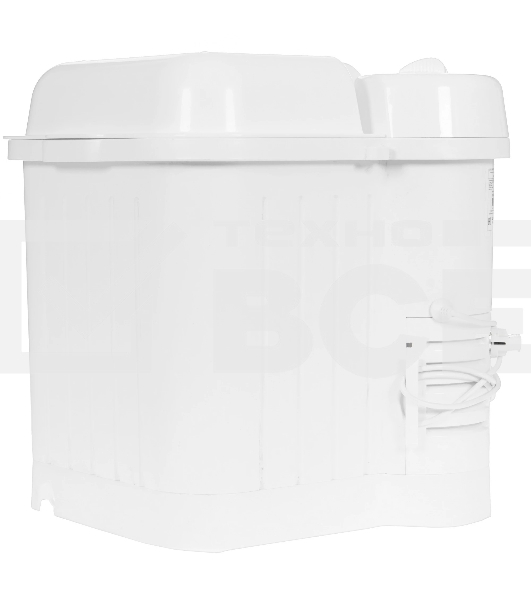 Стиральная машина Славда WS-35Е белая, загрузка вертикальная 3.5кг, класс: A+