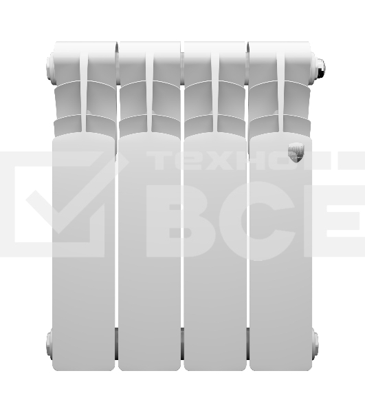 Радиатор алюминиевый Royal Thermo Revolution A 350 - 4 секц.