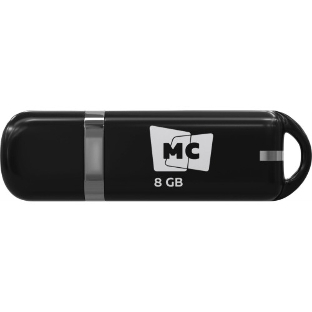 Флешка USB MORE CHOICE МФБ8 Black (4620202558824), 8GB, USB 3.0, R/W 25/15, черный