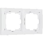 Рамка на 2 поста WERKEL (белый, basic) W0022001, фото 1