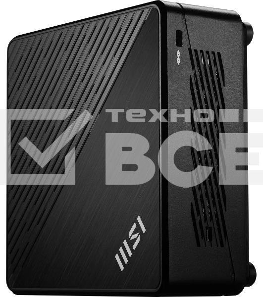 Неттоп MSI Cubi 5 12M-013RU i5 1235U (1.3) 16Gb SSD512Gb Iris Xe Windows 11 Professional 2.5xGbitEth+1xGbitEth WiFi BT 65W черный (9S6-B0A811-298)