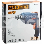 Дрель электрическая MAX-PRO MPED400V 400 Вт, 0-2700об/мин, ключевой патрон 0,8-10мм, 1,2 кг, резиновые вставки, кор., фото3