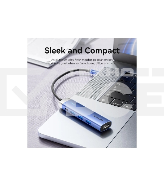Мультифункциональный хаб Vention USB Type C 5 в 1