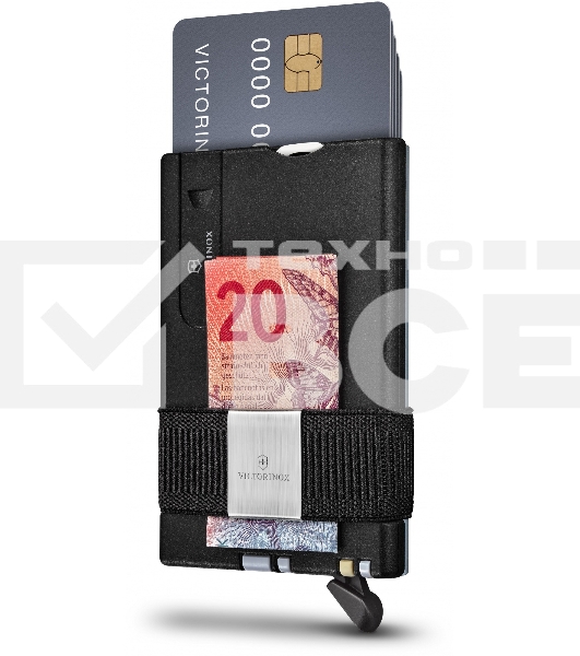 Швейцарская карта Victorinox Smart Card Wallet Sharp (0.7250.36) серый коробка подарочная