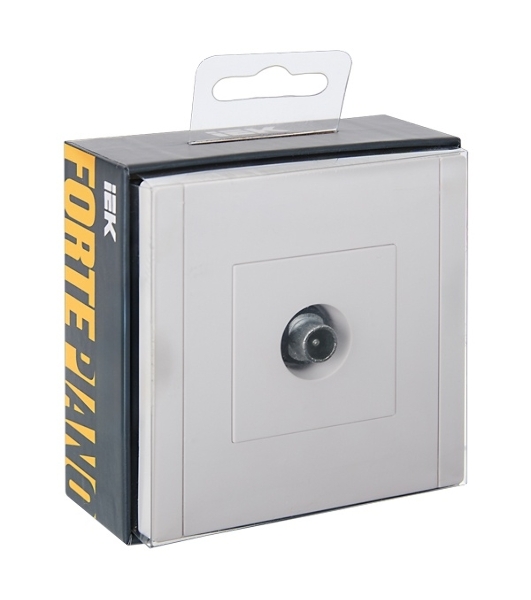 Розетка TV проходная IEK FORTE&PIANO FP229 белый