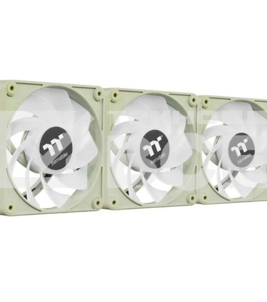 Комплект вентиляторов для корпуса Thermaltake CT120 EX Reverse ARGB Sync (3 шт.) зеленый, 120 мм, 2000 об/мин, 31.2 дБ, 4 pin