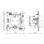 Розетка DKC Avanti 4412003 2P+E со шторками, 