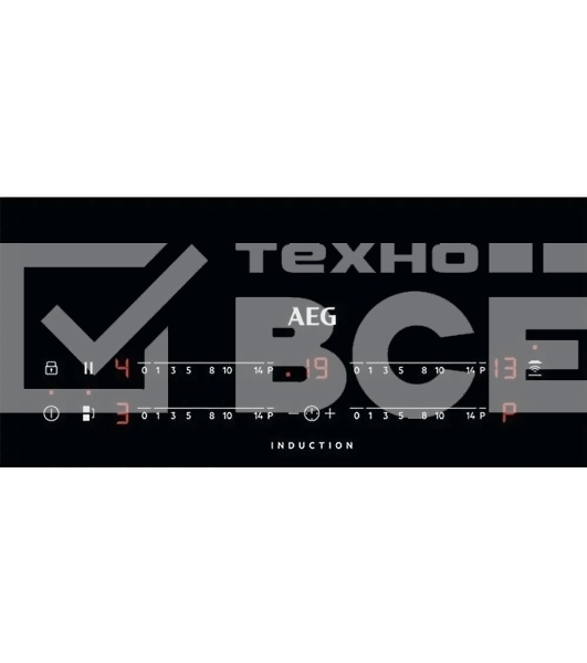 Индукционная варочная поверхность AEG IKE74471IB, независимая, черный
