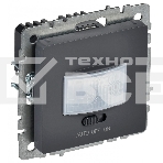 Датчик движения IEK BRITE ДС10-1-БрГ BASE графит, фото 1