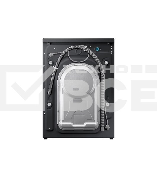 Стиральная машина Samsung WW80AG6L28BB черный, загрузка фронтальная 8 кг, 1200 об/мин, класс: A+++