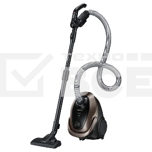 Пылесос Samsung VC20M2589JD/EV золотой/черный, 460/2000 Вт, уборка сухая, пылесборник мешок, 2,5 л