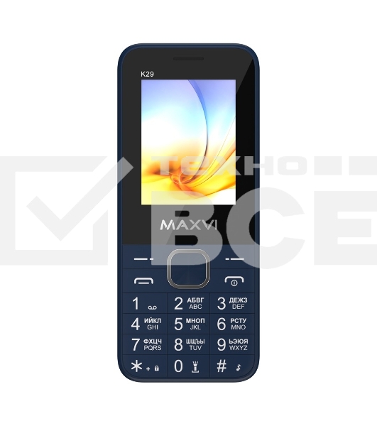 Мобильный телефон Maxvi K29 синий