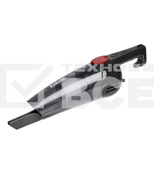 Пылесос вертикальный BBK BV2901 черный/красный, питание от сети, 170 Вт, уборка сухая, пылесборник 0.8 л